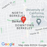 View Map of 2001 Addison Street,Berkeley,CA,94704